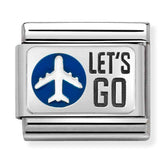 Nomination Composable Classic Link 330206/31 Plane in 925 Silver